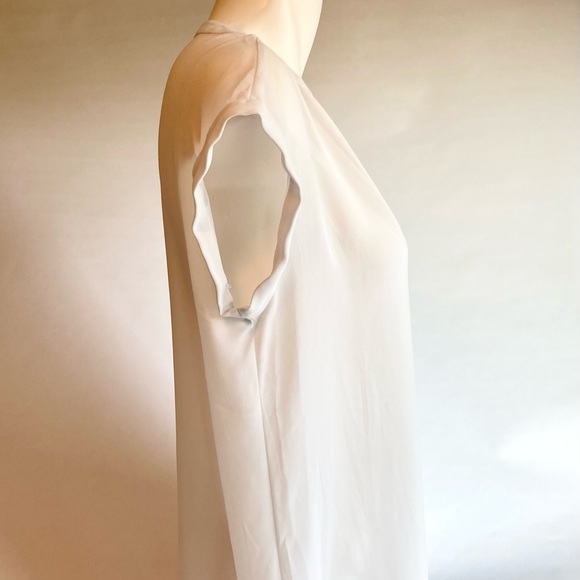 Philosophy White Polyester Sleeveless Blouse size L - Picture 5 of 12